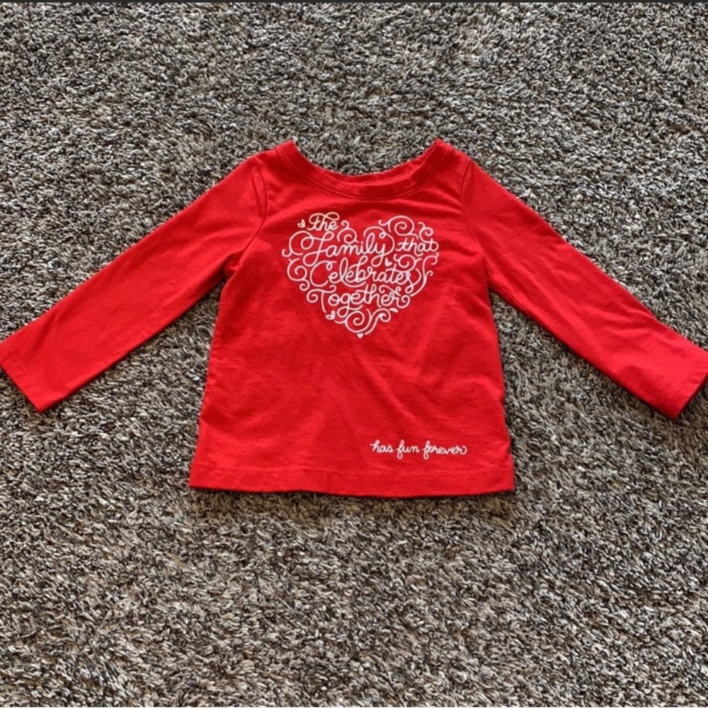 Cat & Jack Heart Top